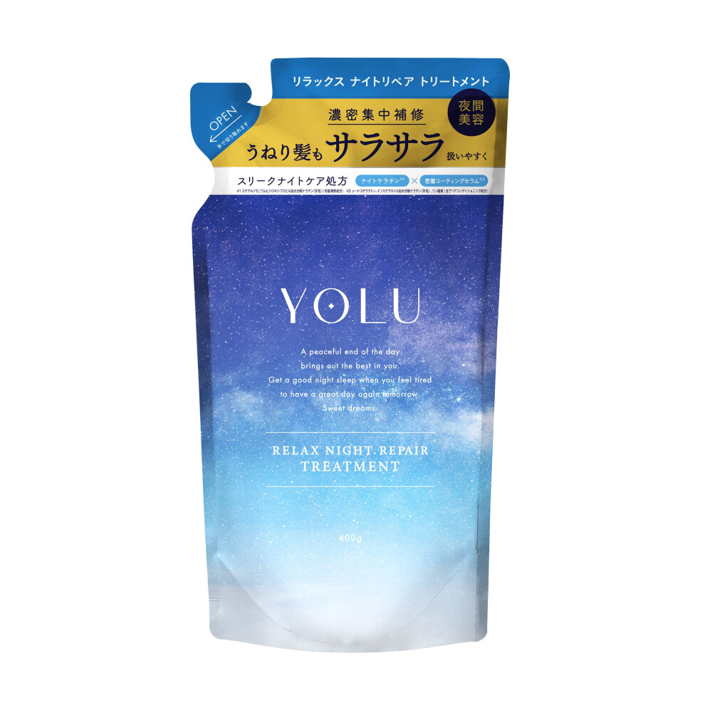 Yolu Night Beauty Treatment Refill 400Ml - Relax Night Repair