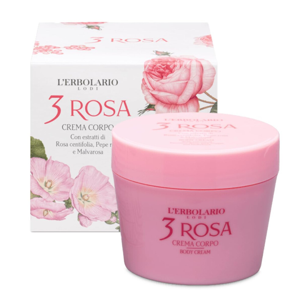 L'erbolario Cream 3 Rosa Body 200 Ml