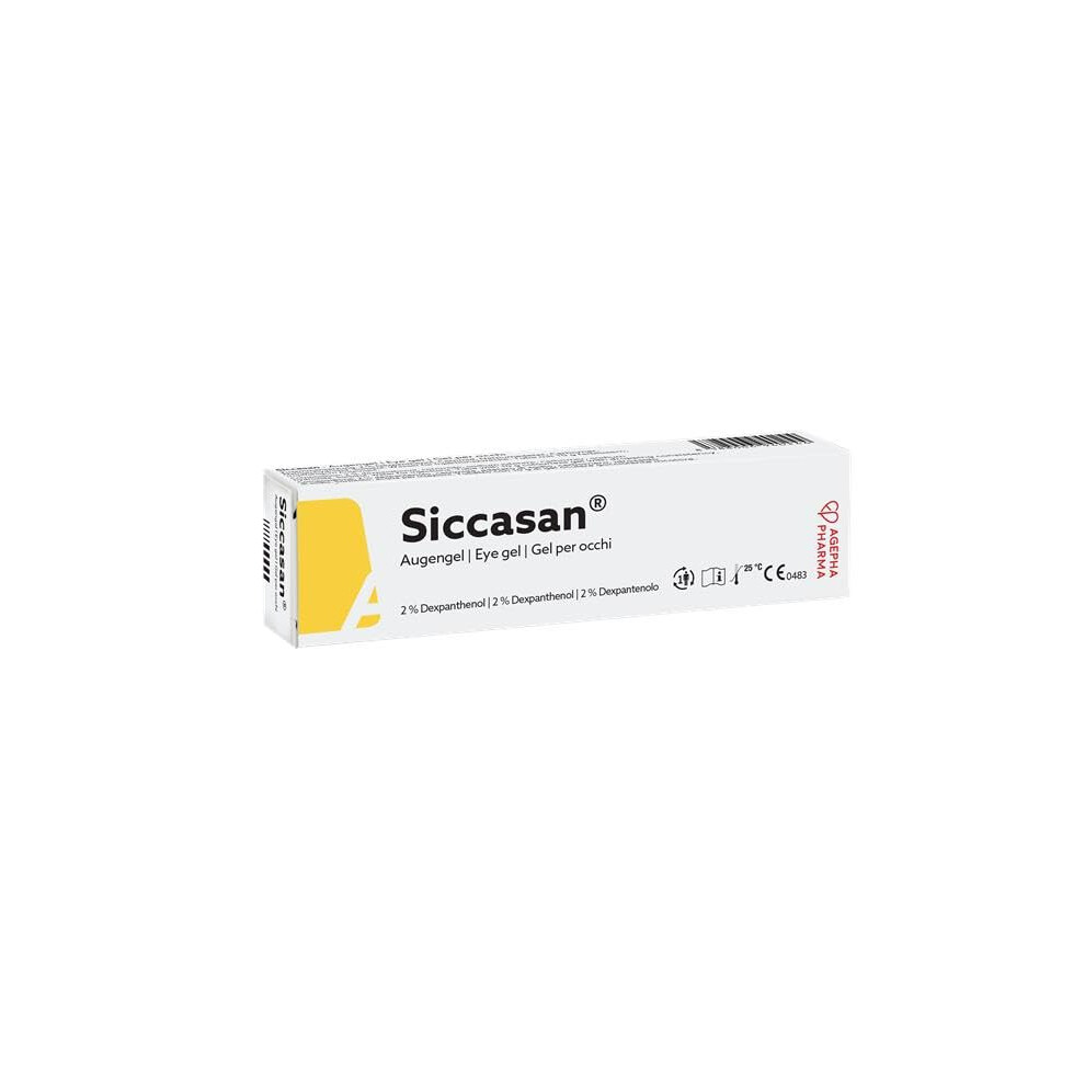 Siccasan Intensive Eye Gel | Corneal Gel & Eye Lubricant | Eye Gel For Dry Eyes| Relief Against Irritated And Sore Eyes | Night Time Eye Gel For Dry
