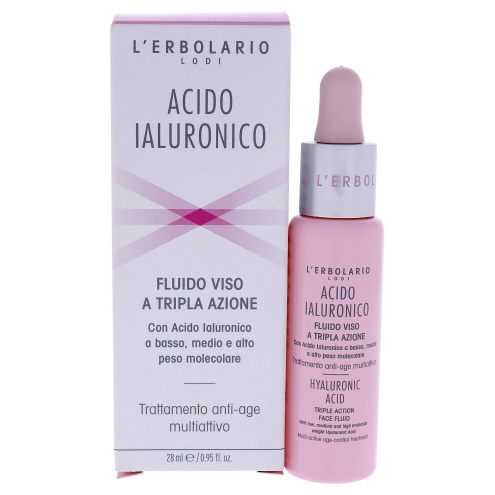 L'erbolario Hyaluronic Acid Face Fluid Triple Action
