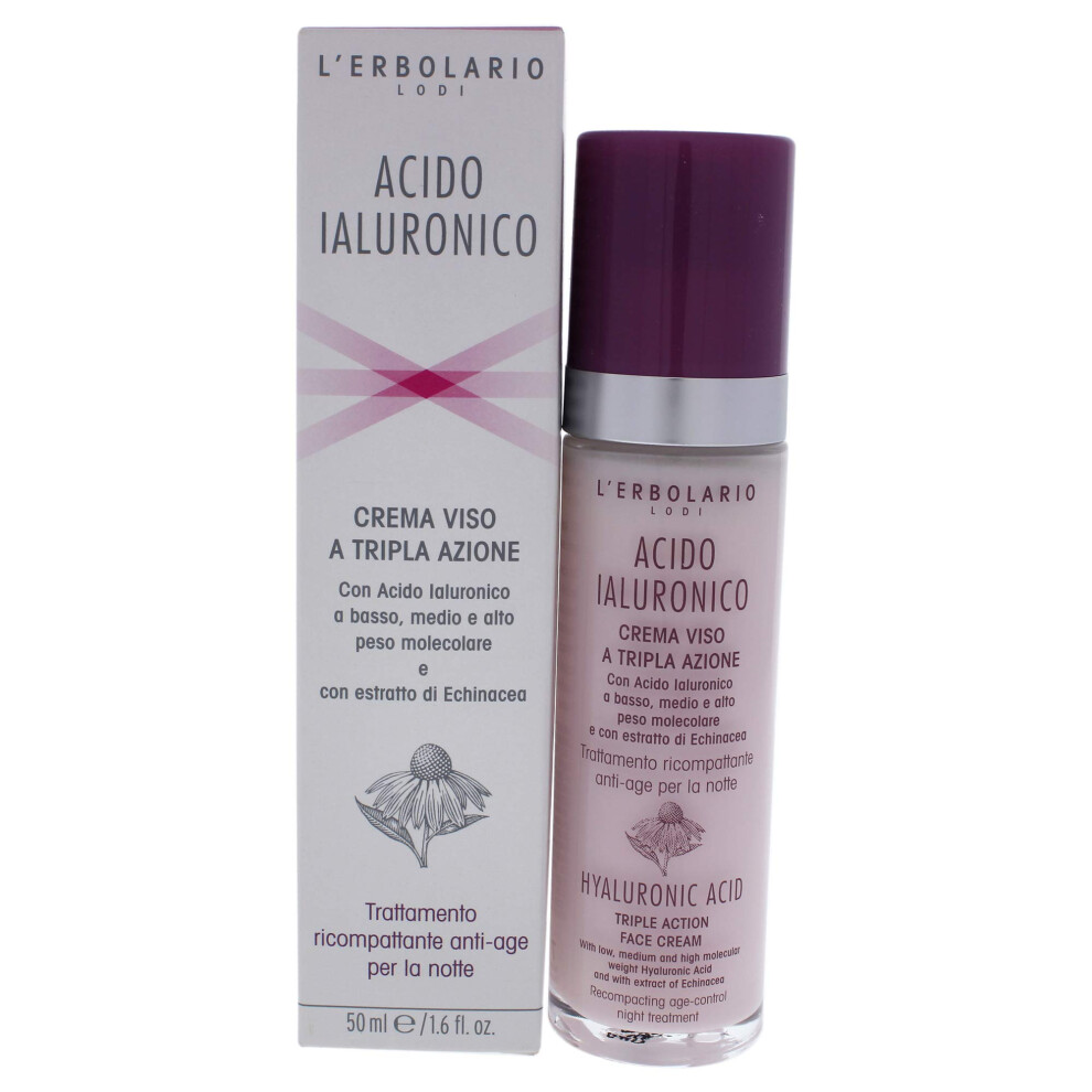 L'erbolario Cream Hyaluronic Acid Face Triple Action