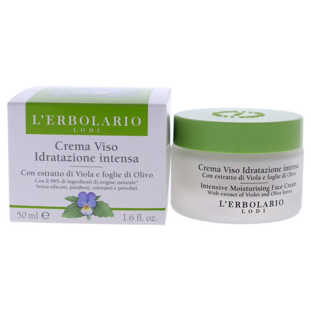 L'erbolario Cream Intensive Moisturising Face For Unisex 1.6 Oz