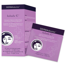 DERMAdoctor Kakadu C Intensive Vitamin C Peel Pads ? Exfoliating Treatment with Ferulic Acid & Vitamin E for Brighter, Smoother Skin ? 30 Pads