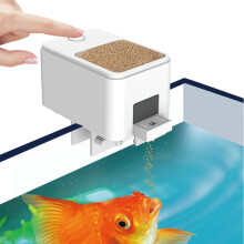 Automatic Fish Feeder WiFi Aquariums Feeder Timing Feeding Volume Can be Set Mobile Phone App Remote Control With 100ML Sealed Fish Food Compartment