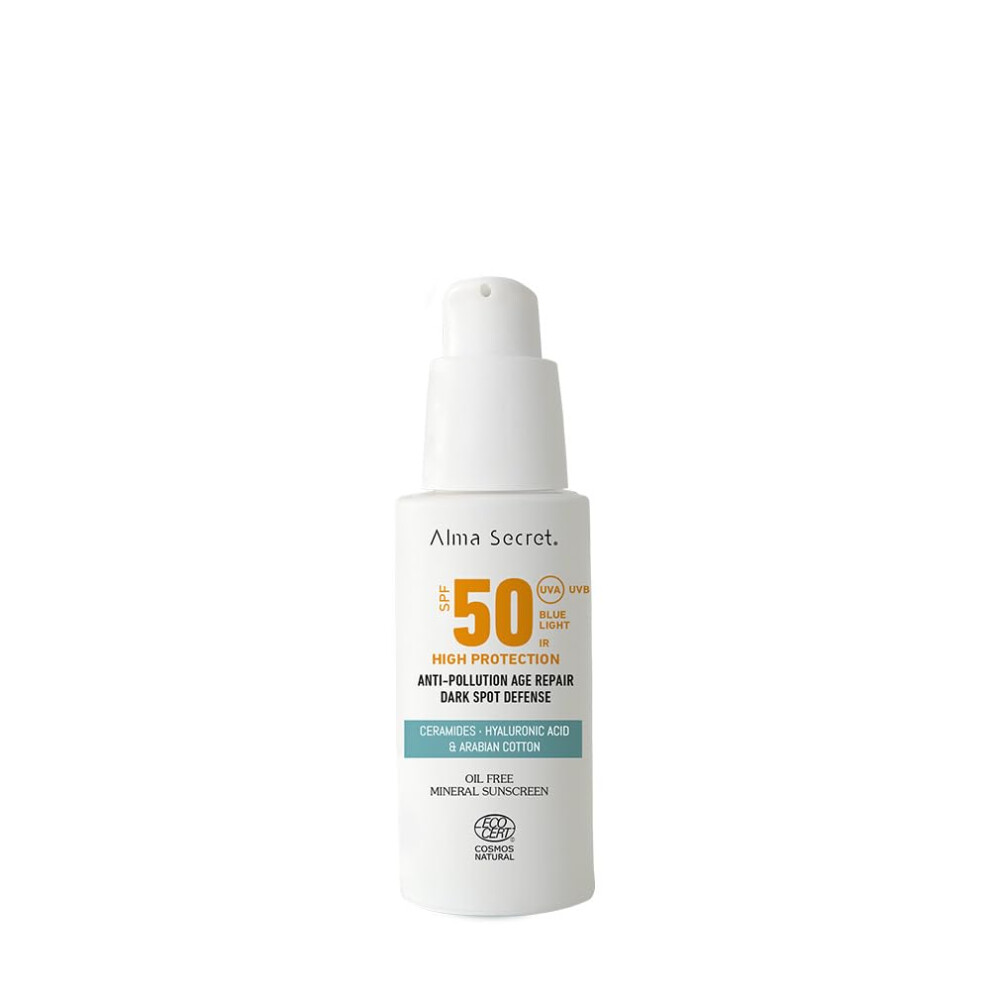 Alma Secret Crema Protectora Solar Facial Spf50 50 Ml