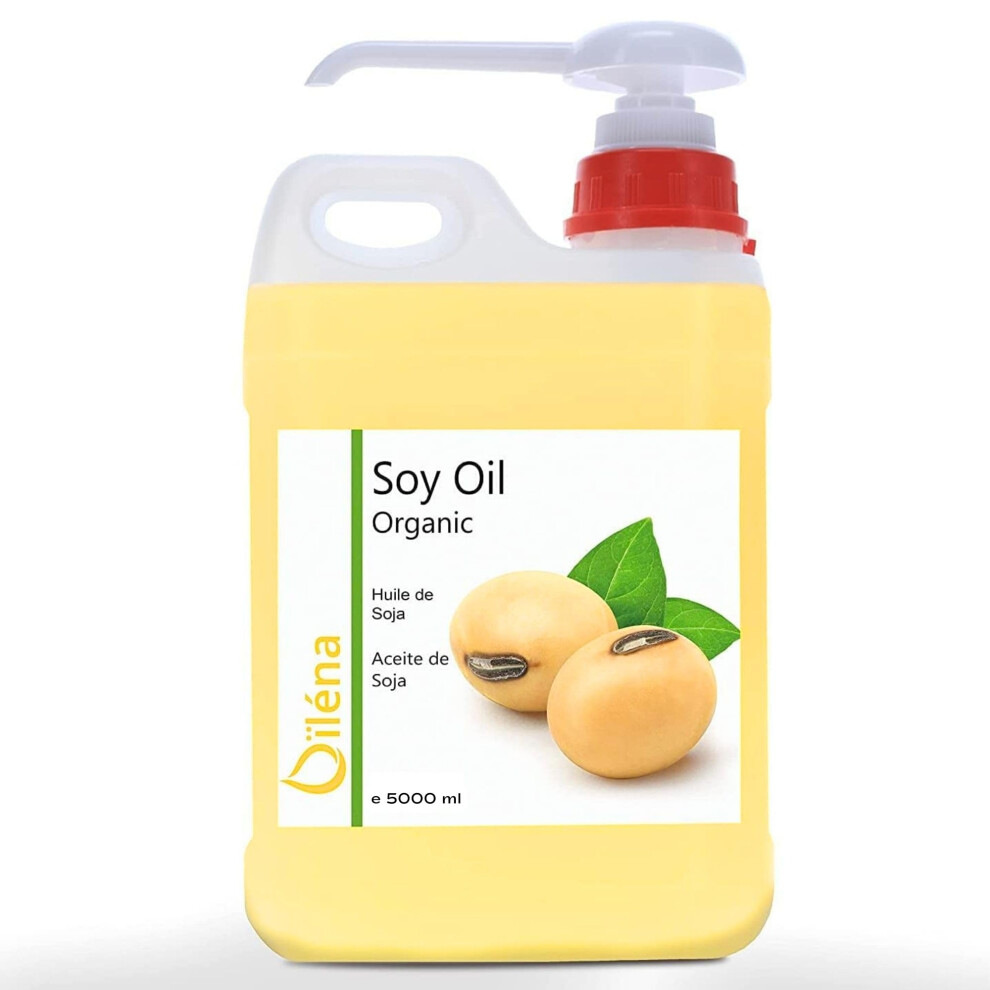 Oã¯Lã©Na Bio Soya Oil Skin Care Superhero! Professional Oil Massage, Moisturising Body Oil, Anti-Age Make Up Remover Oil, High Vitamin E Oil, Anti Cellulite