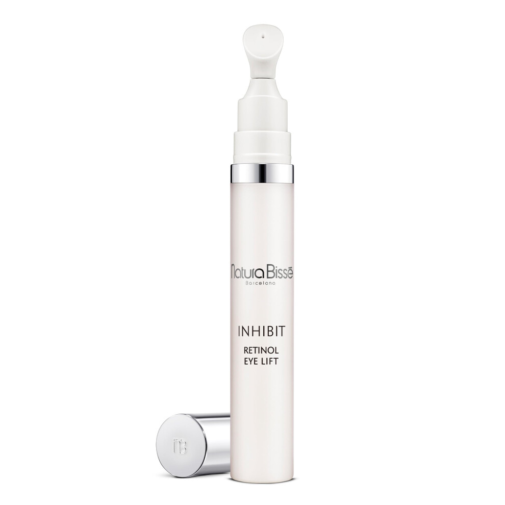 Natura Bisse Natura Biss? Inhibit Retinol Eye Lift, Line Minimizing Eye Contour Fluid, Lifts, Firms, Brightens & Rejuvenates, 0.5 Oz