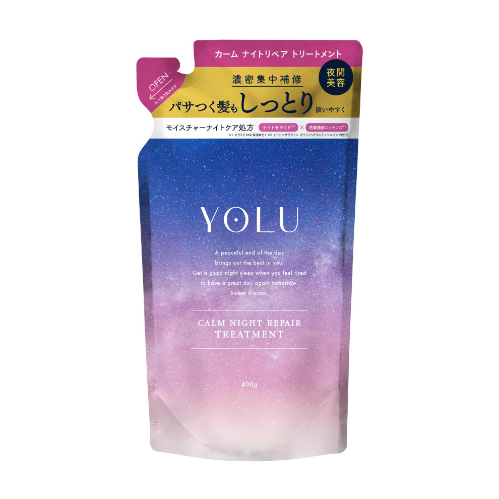 Yolu Night Beauty Treatment Refill 400Ml - Calm Night Repair