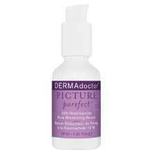 DERMAdoctor Picture Porefect Face Serum, Pore Minimizing Serum, for a Flawless Natural Looking Skin, 15% Niacinamide Vitamin B3, Zinc, Vitamin C, 30ml
