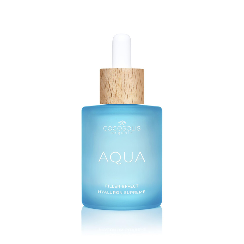 Cocosolis Aqua Filler-Effect Hyaluron Supreme Facial Serum With 8 Types Of Hyaluronic Acid And Aquaxyl?, Vegan Anti-Age Day Care With Ultra Hydration