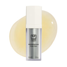 U Beauty Resurfacing Flash Peel Glycolic Acid Exfoliating Serum for Face with Stable Retinol, Hyaluronic Acid, Fruit Alpha Hydroxy Acids, Vitamins C+E