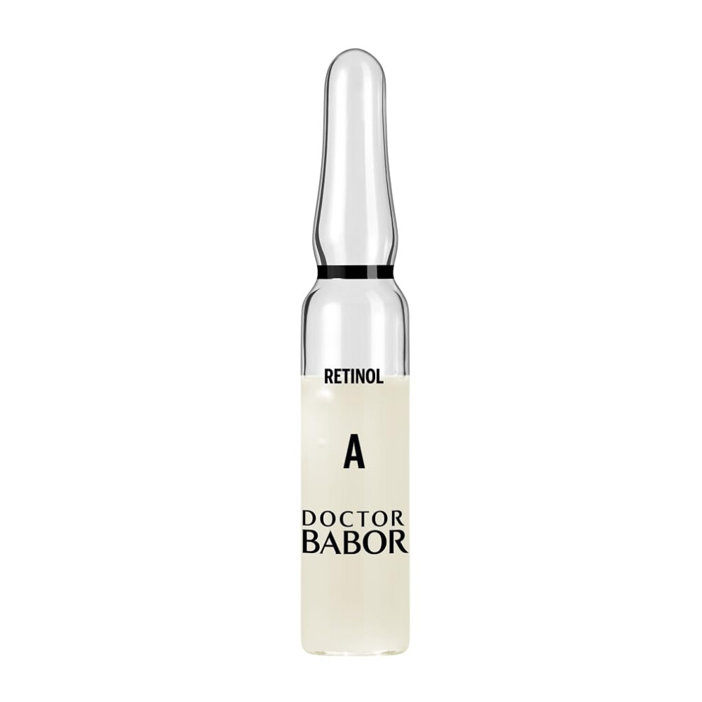 Babor Doctor Renewal Ampoules, Serum Concentrate For Face, With Anti-Ageing Effect, Finer And Smoother Skin, Encapsulated Retinol With Bakuchiol And