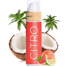 COCOSOLIS CITRO Tanning Accelerator - Organic Tanning Oil with Vitamin E & Citrus Fragrance for Quick Intense Tan - Tanning Enhancer for Rich