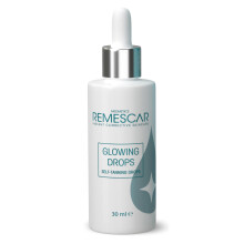 Remescar Self-Tanning Face Drops 30ml ? Glow Drops for Bronzing ? Add to Moisturiser for a Natural Fake Tan ? Facial Tanning Enhancer & Bronzer Serum