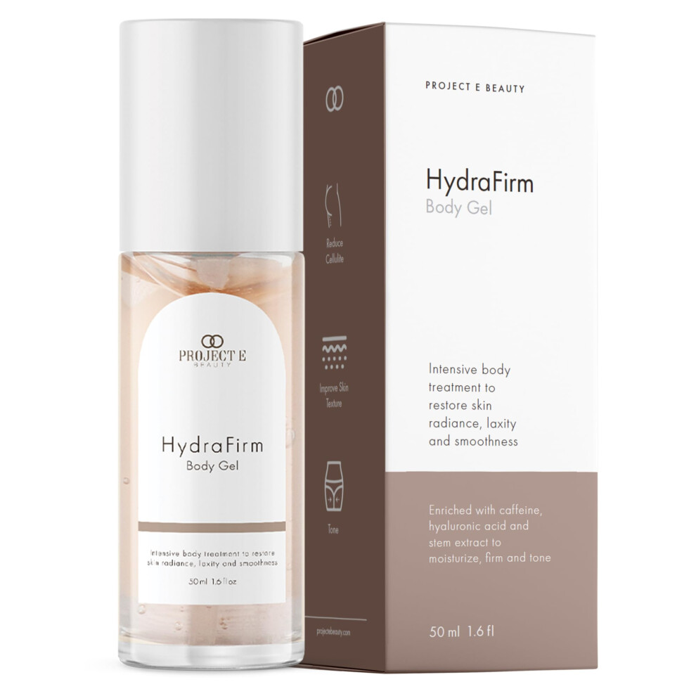 Project E Beauty Hydrafirm Body Gel By | Firming And Sculpting | Reduce Cellulite | Body Shaping & Contouring | Tightens & Firms | Body Serum | Loose