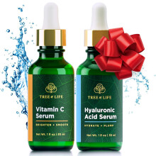 Serum 2-Pack - Vitamin C Serum and Hyaluronic Acid Serum