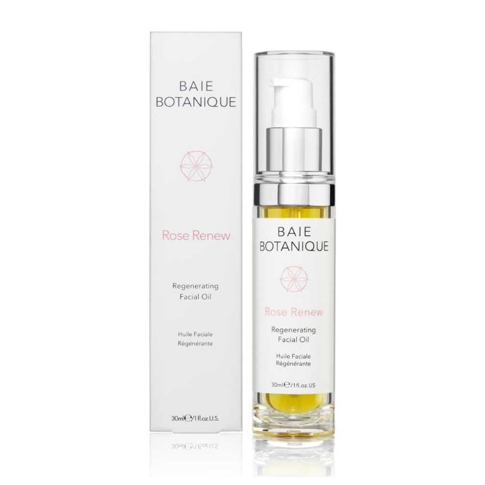 Baie Botanique Anti-Ageing Facial Oil 30Ml - Rose Absolute, Camelia, Borage, Evening Primrose, Abyssinian & Amla Oil - 100% Natural, 90% Organic