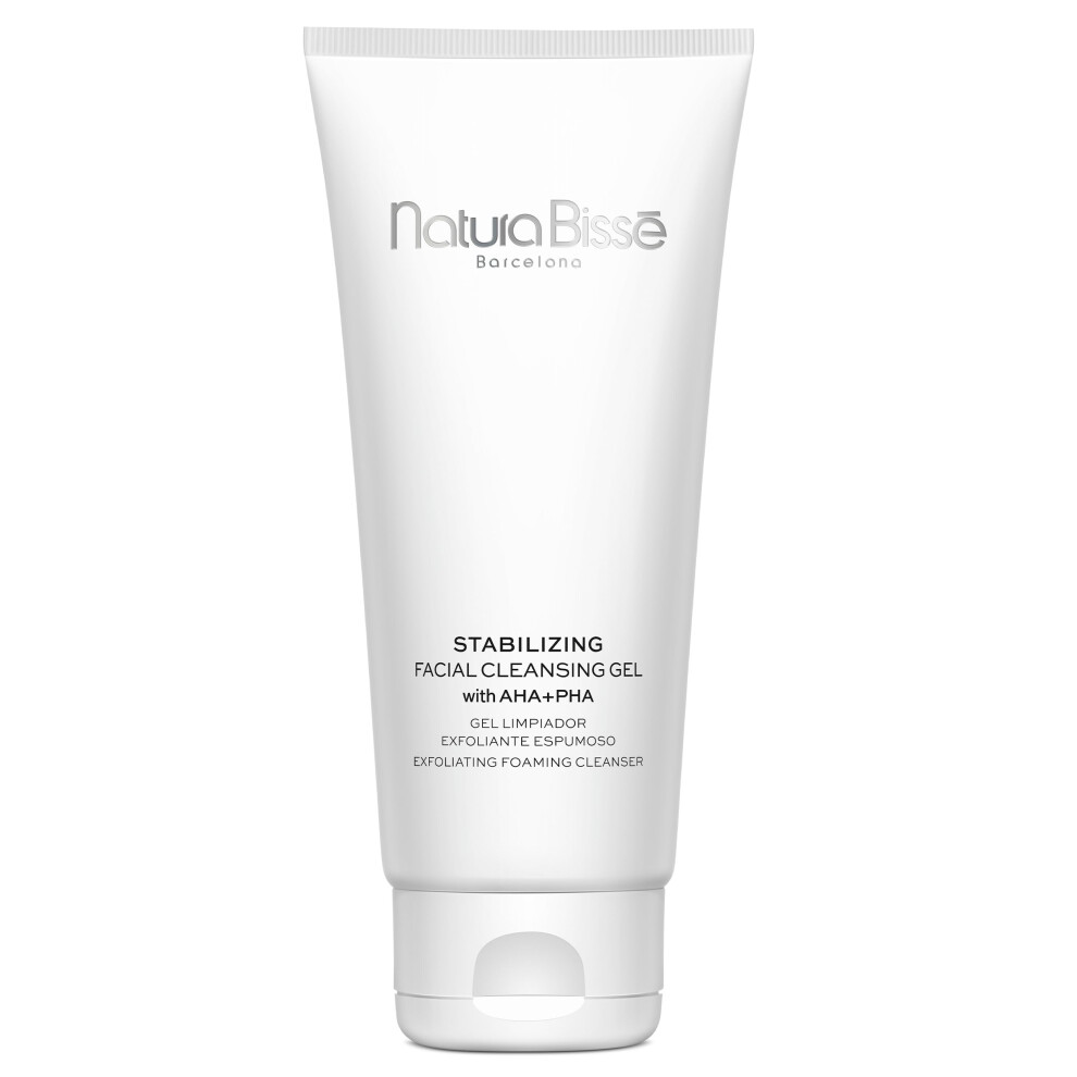 Natura Bisse Natura Biss? Stabilizing Facial Cleansing Gel With Aha + Pha, Exfoliating Foaming Cleanser, Cleanses, Exfoliates & Balances, For Normal, Oily &