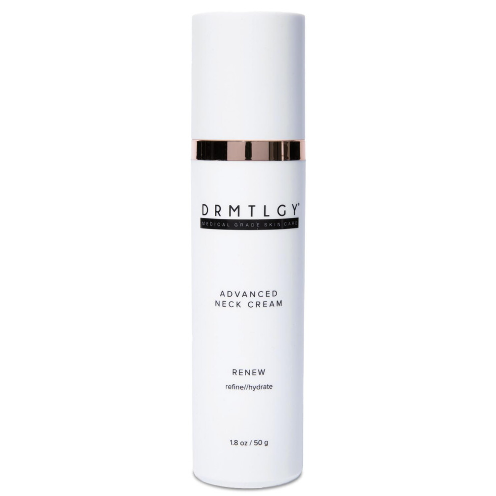 Drmtlgy Cream Advanced Neck Firming - Tightening & Lifting Sagging Skin, Peptides & Vitamin E, 1.8 Oz