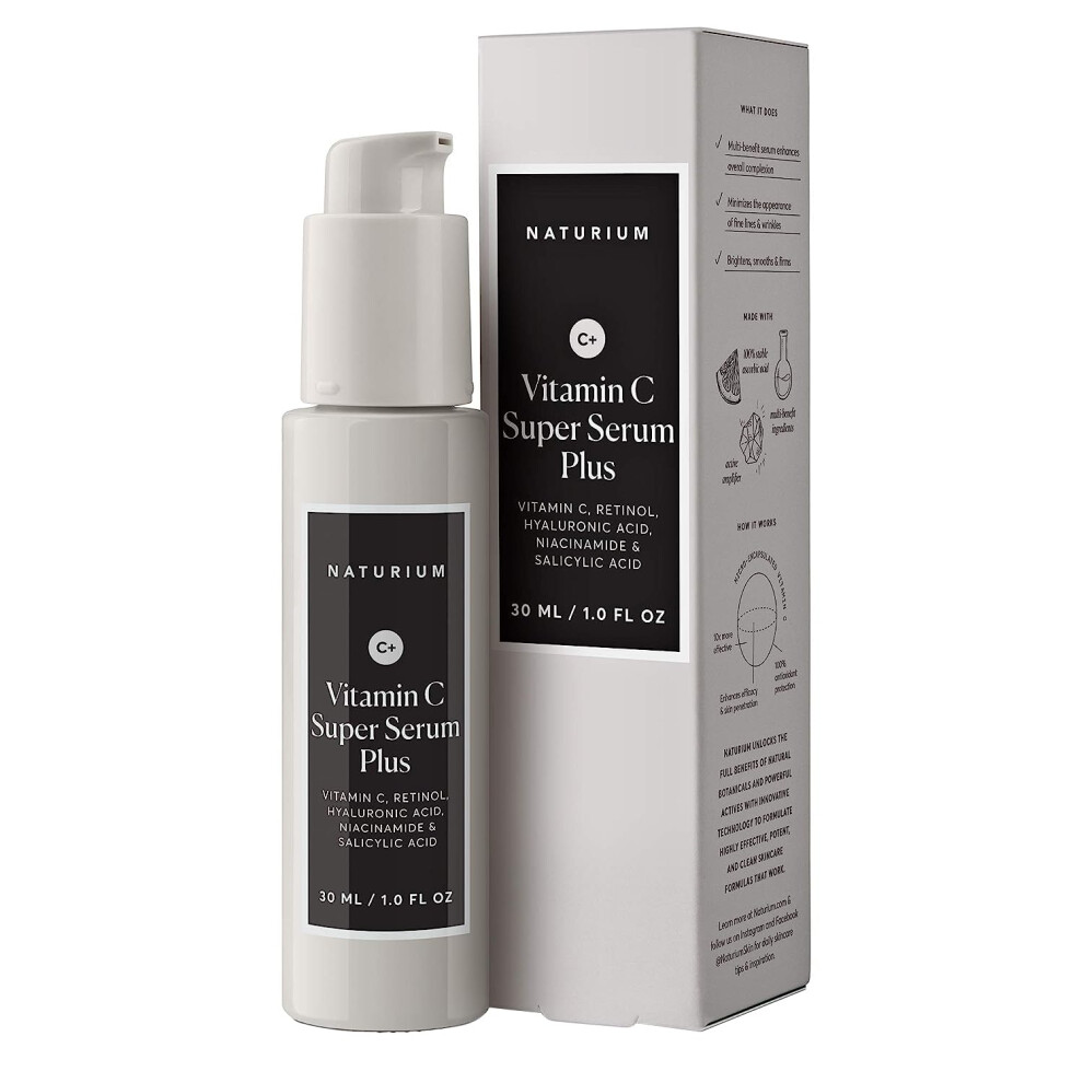 Naturium Itamin C Serum For Face, Hyaluronic Acid Face Serum, Anti Ageing Serum, Anti Wrinkle Serum, Treatment For Acne And Acne Scars, Pigmentation, Fine