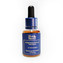 Blue Nectar 24k Gold Serum for Glowing Skin | Natural Kumkumadi Oil Serum for Face Infused with 24K Gold | Ayurvedic Face Serum for Skin Brightening