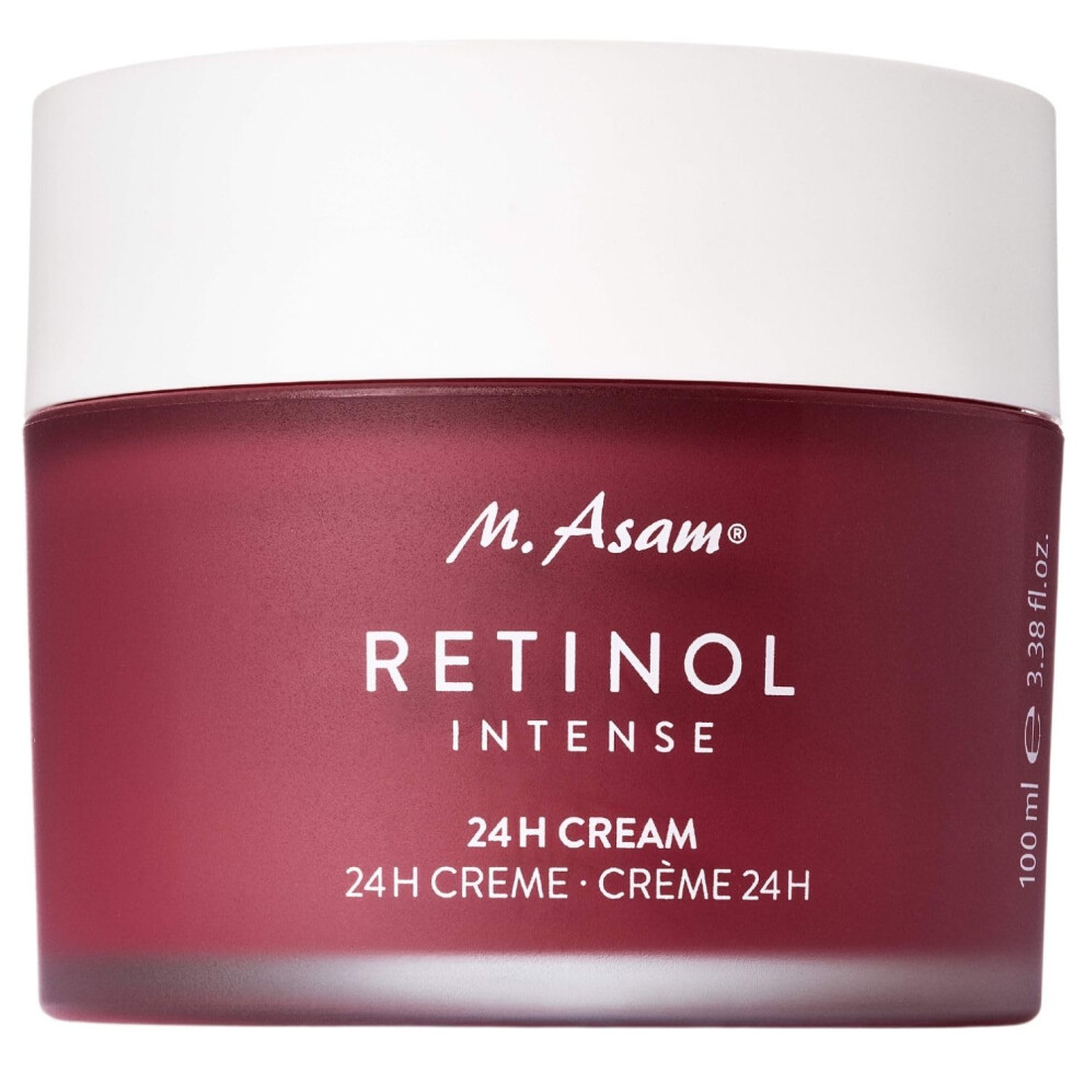 M. Asam Cream Retinol Intense 24H (100Ml) - Anti Aging Face Moisturiser With Retinol, Face Moisturizer For Women, Night With Hyaluronic Acid,