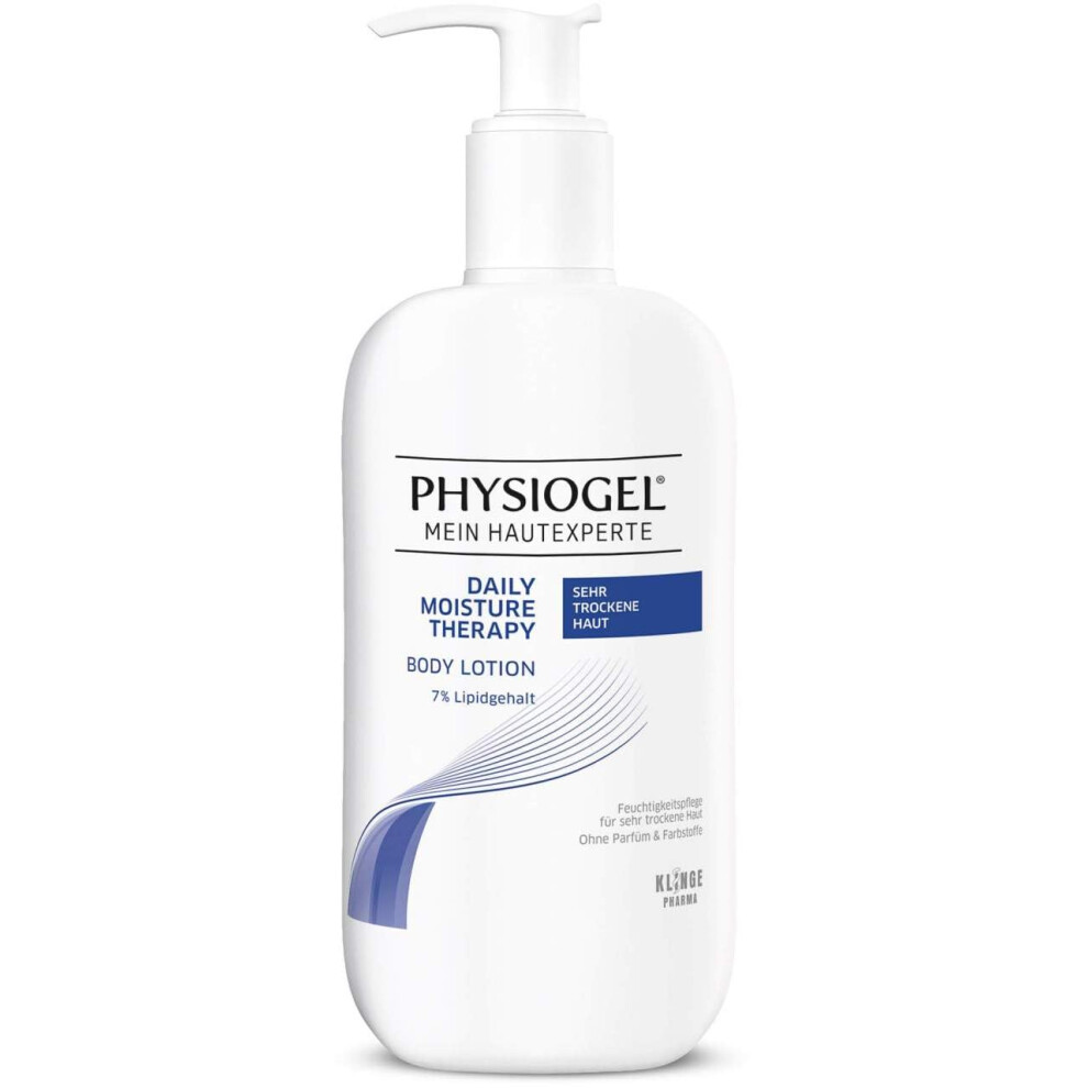 Physiogel Daily Moisture Therapy Very Dry Skin Body Lotion 400 Ml - Moisturising Body Lotion For Very Dry Skin - Body Care For Fast Moisturising