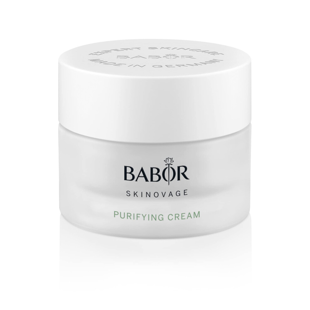 Babor Cream Skinovage Purifying Face For Blemished Skin, Clarifying And Pore Refining Face Care, Vegan Formula, 50 Ml