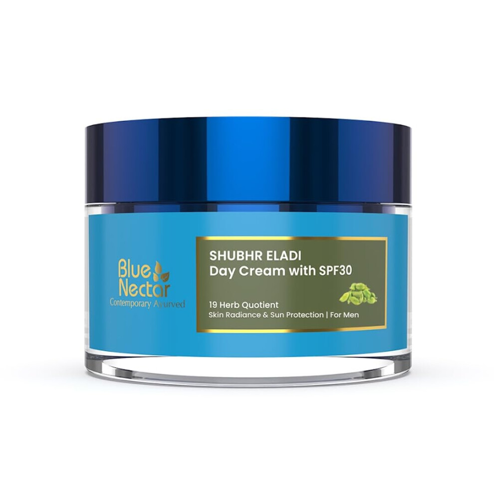 Blue Nectar Blue/Cream Nectar Brightening And Radiance Eladi With Spf 30 (Men, 50 G)