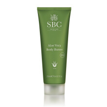 SBC Skincare Aloe Vera Body Butter 250ml, Hydrating & Cooling After-Sun Moisturiser, With Refreshing Aloe Vera, Shea Butter & Vitamin E for Dry or