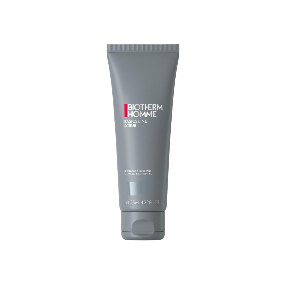 Photos - Facial / Body Cleansing Product Biotherm Homme Facial Scrub, Refreshing Face Scrub for Men, Face Gel with Minerals, All Skin Types, for Gentle and Thorough 