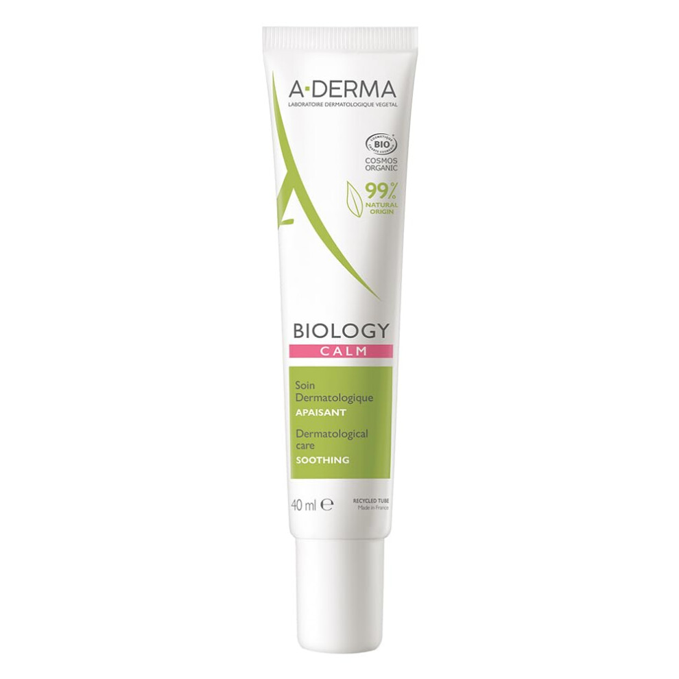 A-Derma Biology Calm Dermatological Care Soothing Organic 40Ml