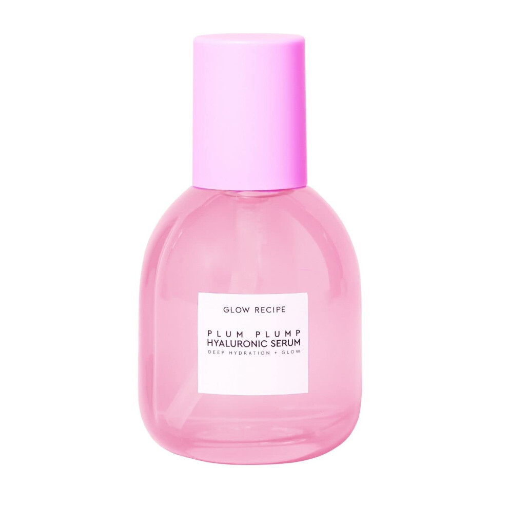 Glow Recipe Plum Plump Hyaluronic Acid Skin Care Serum - Hydrating Skincare + Face Serum for Women & Men with Antioxidant Plum + Vitamin B5 to Repair