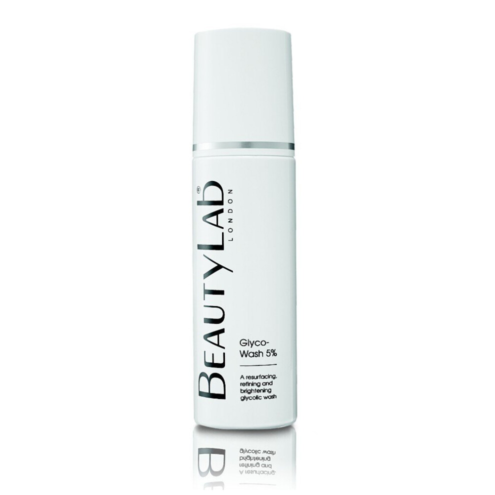 Beautylab Glycowash 5% Glycolic Acid Cleanser, Resurfacing, Refining & Brightening Face Wash, Anti Aging, 200Ml