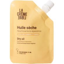 La Cr?me Libre - Refillable Organic Skin Care Oil - 100% Natural - Prevents and Reduces Stretch Marks - Nourishing and Non-Sticky - Improves Skin