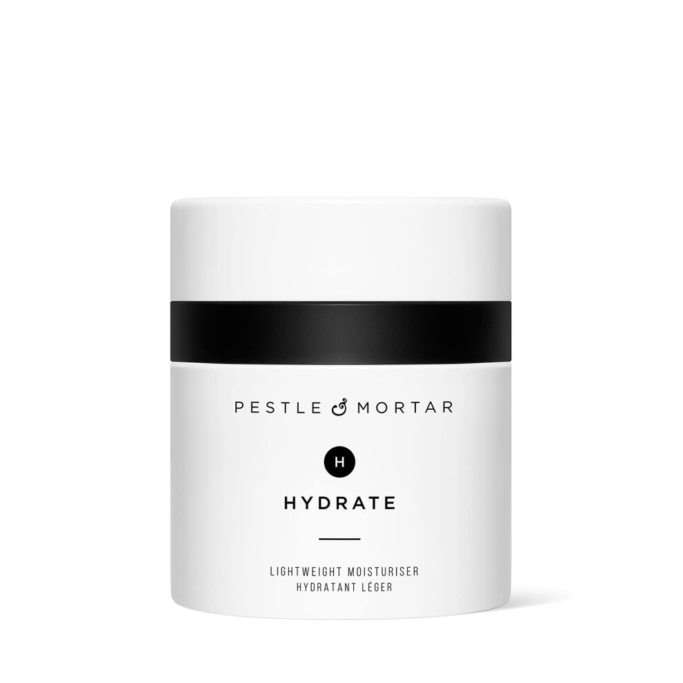 Pestle & Mortar Hydrate - Lightweight Anti Ageing Face Moisturizer Formulated With Peptide Technology And Squalane. Softens, Firms And Hydrates The