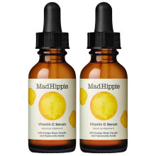 Mad Hippie Vitamin C Serum 2-Pack ? Brightening Serum with Hyaluronic Acid, Ferulic Acid, Vitamin E, 1.02 Oz Ea