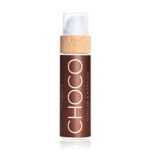 COCOSOLIS CHOCO tanning accelerator - organic oil with vitamin E & chocolate scent for a quick, intensive tan -enhancer for a deep tan - nourishing