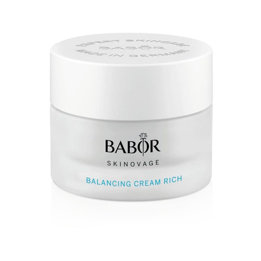 Babor Cream Skinovage Balancing Rich, Supple Face Care For Combination Skin, Mattifies And Moisturises The Skin, 50 Ml