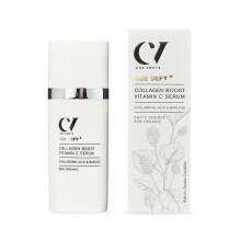 Green People - Age Defy+ Collagen Boost Vitamin C Serum - Natural & Organic Anti-Ageing Serum with Vitamin C - Paraben & Alcohol Free - Vegan, 30ml