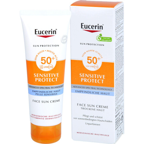 Eucerin Eucerin Sensitive Protect Face Sun Creme LSF 50+, 50 ml Cream 1