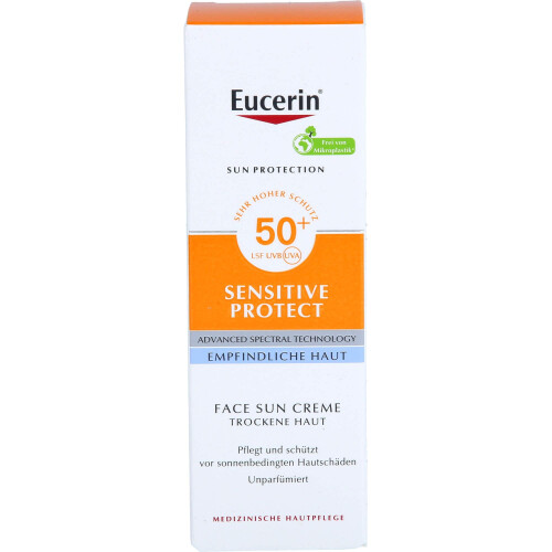 Eucerin Eucerin Sensitive Protect Face Sun Creme LSF 50+, 50 ml Cream