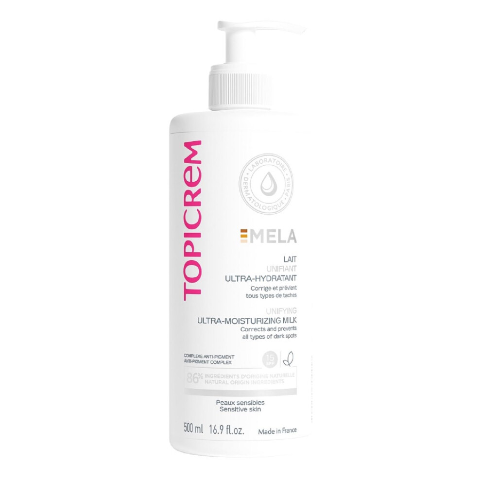 Topicrem Mela Unifying Lightening Ultra-Moisturizing Milk 500 Ml