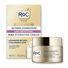 RoC Retinol Correxion Anti-Aging Cr?me for 24-Hour Deep Hydration, Advanced Anti-Wrinkle Moisturizer Made with Retinol & Hyaluronic Acid 1.7 oz
