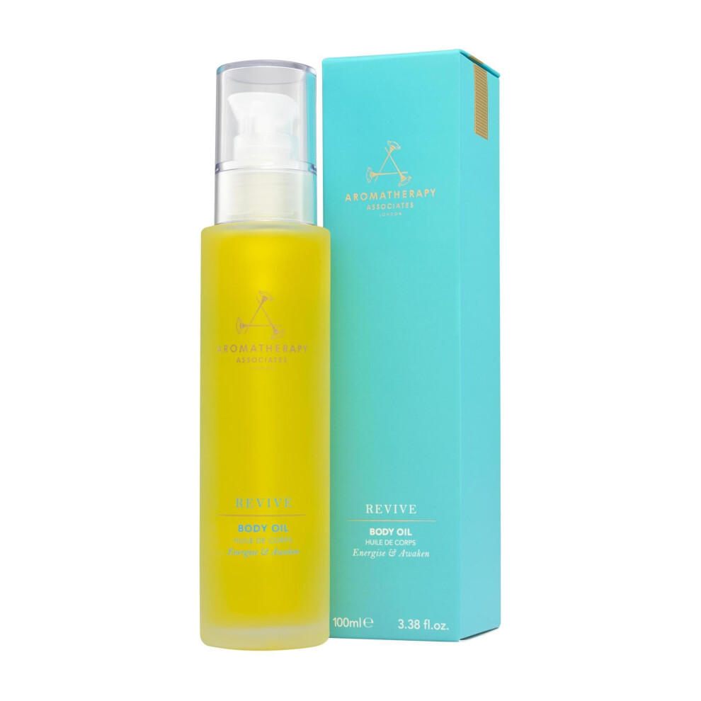 Aromatherapy Associates Body Oil 100 Ml - Massage Oil With Juniper Berry, Grapefruit & Rosemary, Home Spa Luxury Body Treatment, Long Lasting &