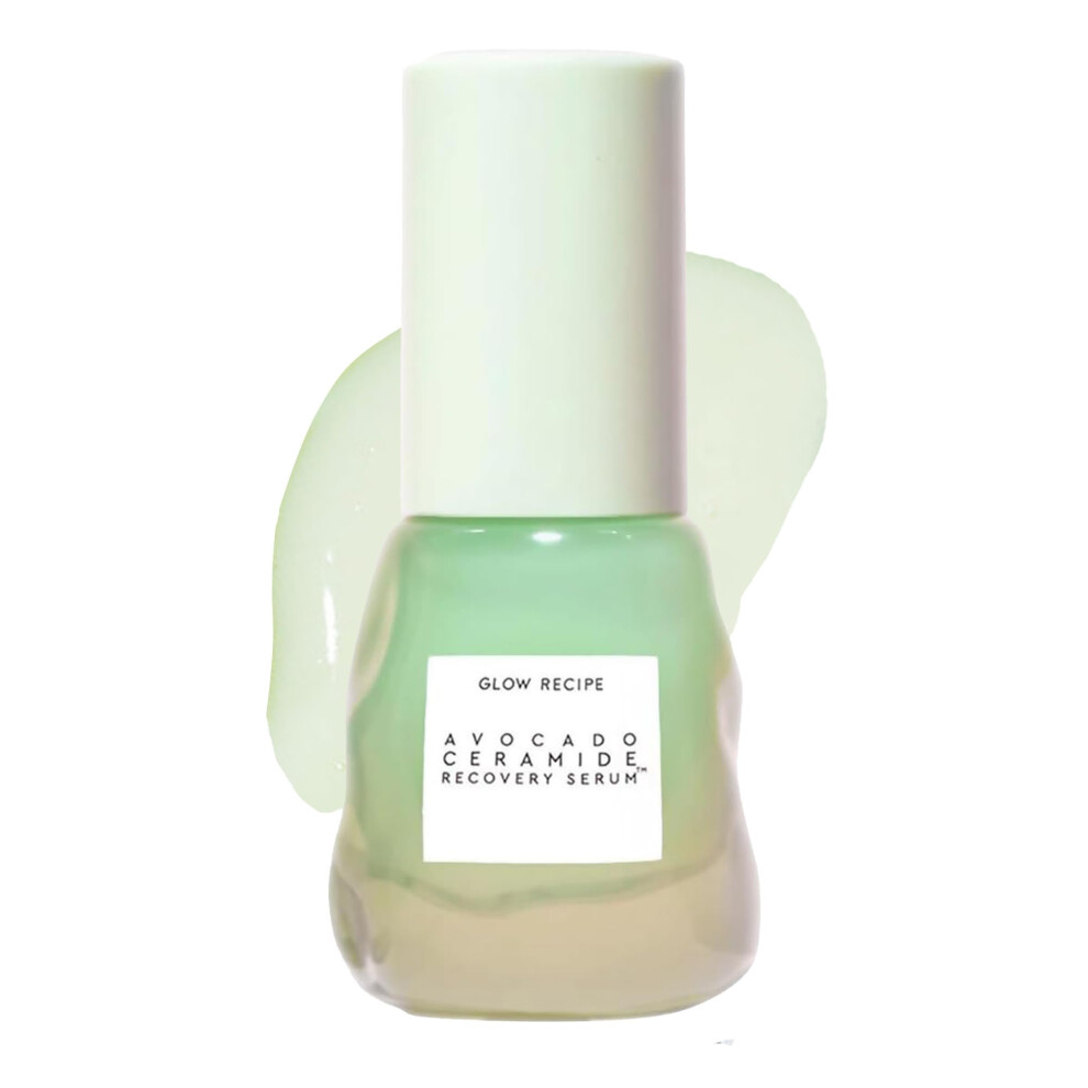 Glow Recipe Avocado Ceramide Recovery Serum - Antioxidant-Rich Face Serum for Sensitive Skin with Avocado Butter + Avocado Extract, Reduces Visible