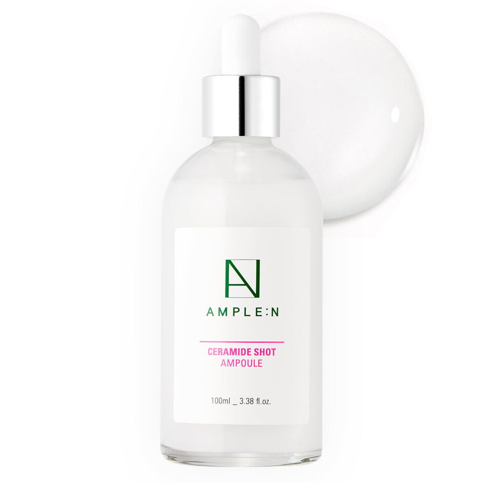 CorãAna Cor?Ana Ample:n Ceramide Shot Ampoule 3.38 Fl. Oz. (100Ml) - Highly Concentrated Ultimate Hydrating Facial Serum For Dry And Rough Skin,