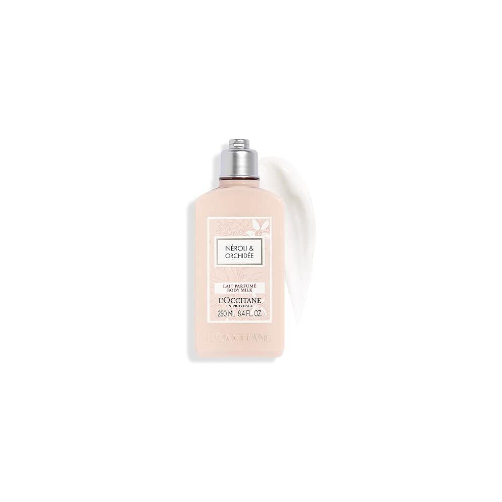 L'OCCITANE N?roli and Orchid?e Body Milk 250ml | Floral & Feminine Scent | Vegan & 98% Readily Biodegradable | Luxury & Clean Beauty Bodycare for All