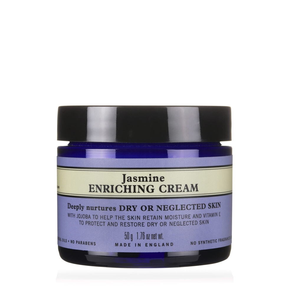 Neal?s Yard Remedies | Jasmine Enriching Cream | Natural Face Moisturiser for Dry Skin with Jojoba Oil and Vitamin E | Vegan Moisturiser | 50g
