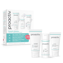 Proactiv Solution 60 Day Facial Cleansing 3-Step Routine, 1 x Cleanser 120 ml, 1 x Facial Toner 120 ml, 1 x Hydrator 60 ml (Pack of 1)